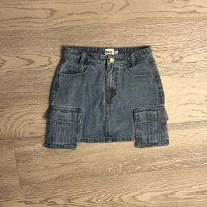 Princess Polly denim mini skirt